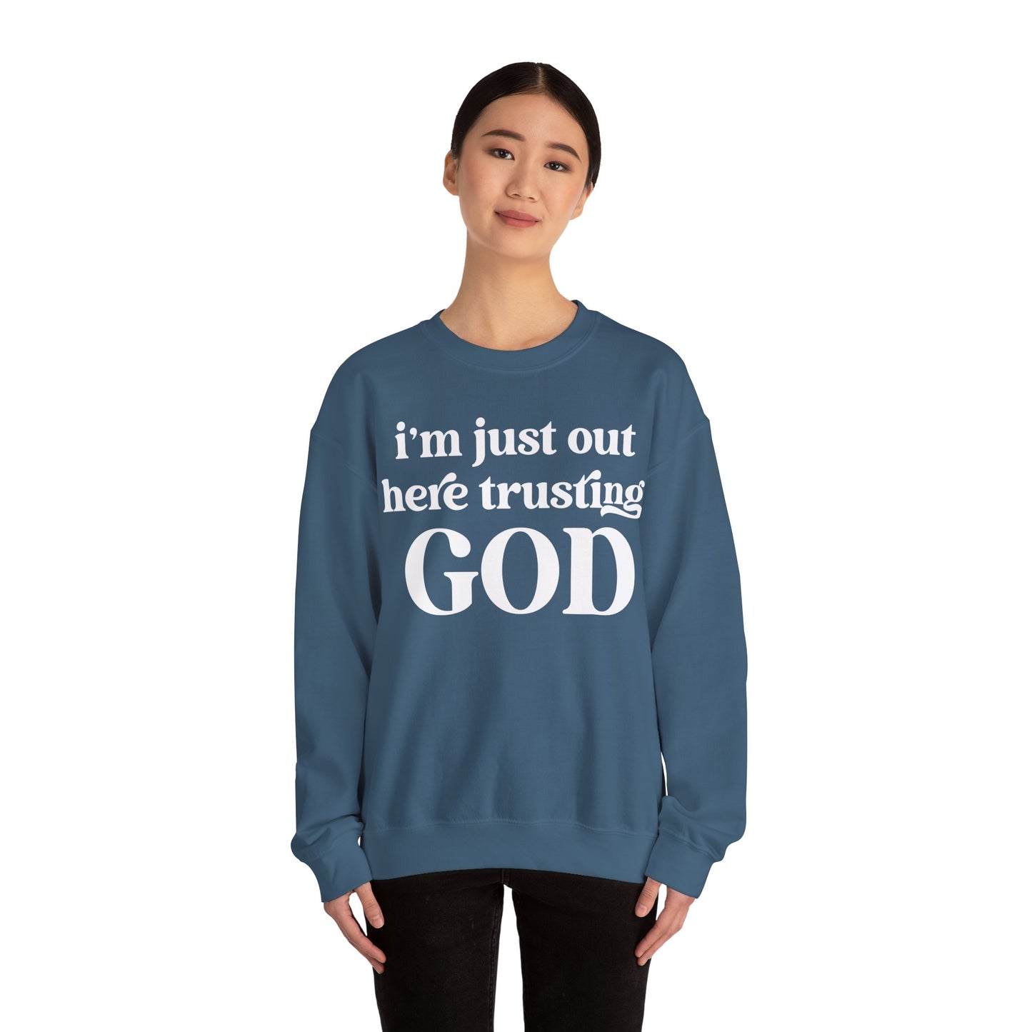Trusting God Crewneck