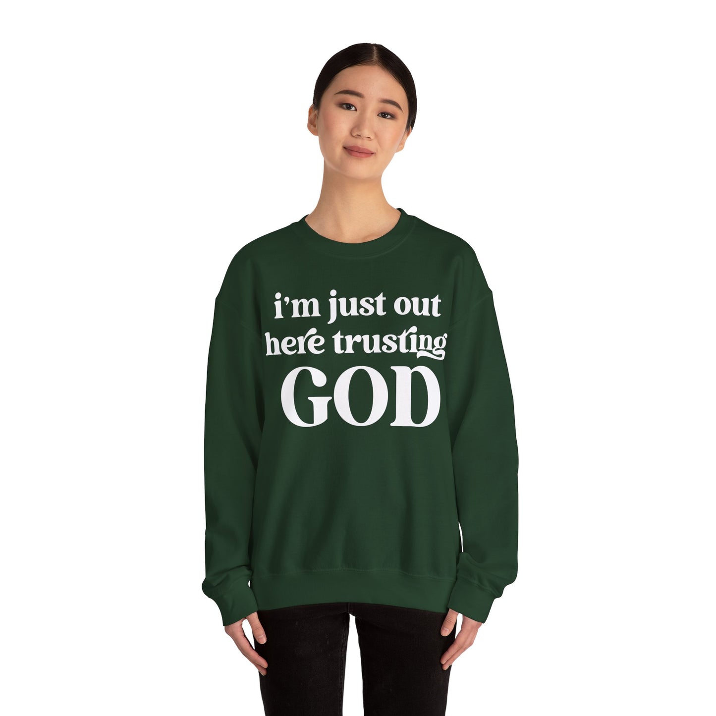 Trusting God Crewneck