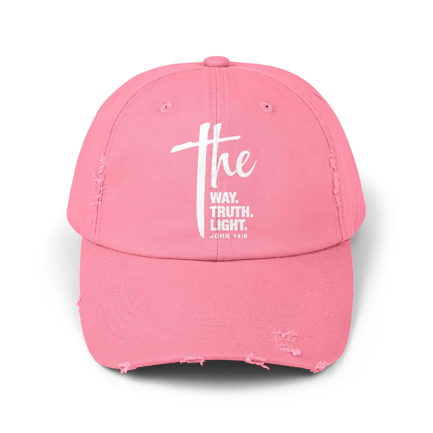 The Way Unisex Distressed Dad Hat