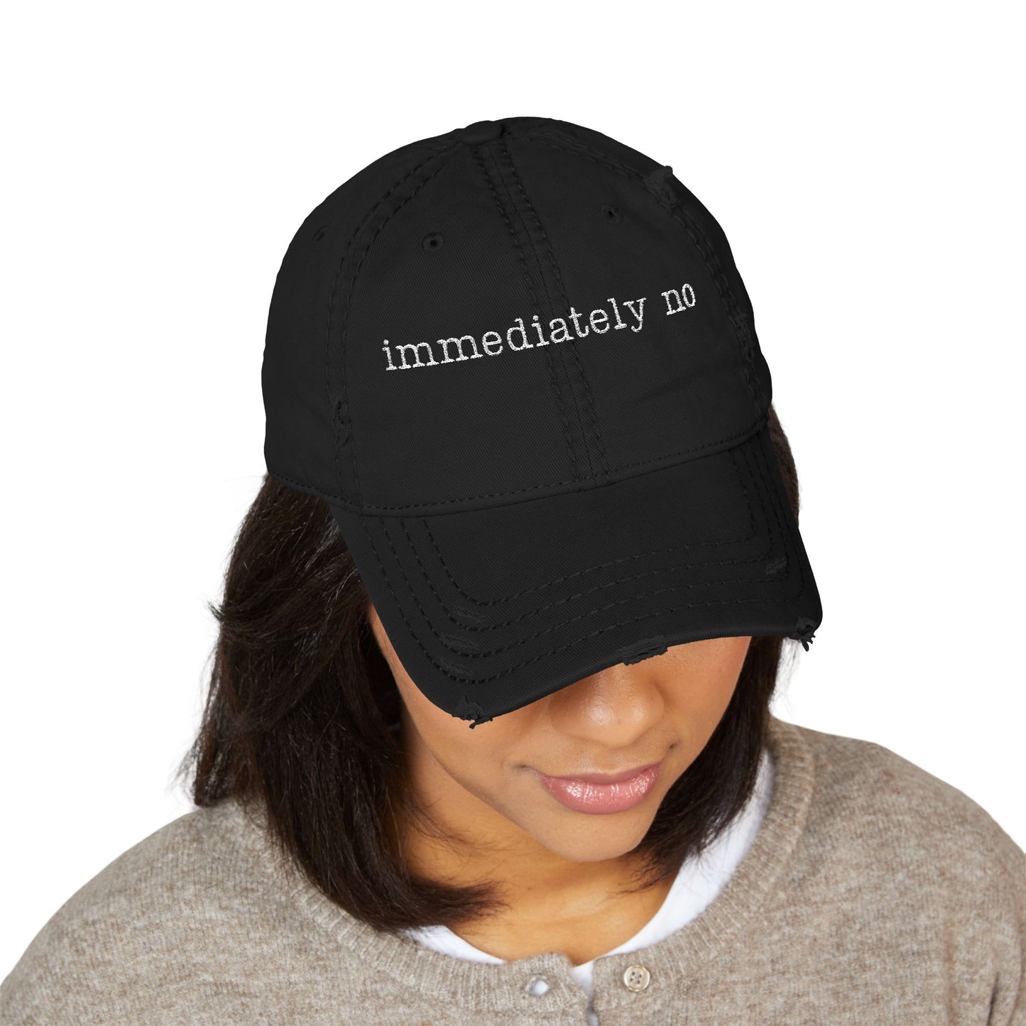 Immediately No. Dad Cap