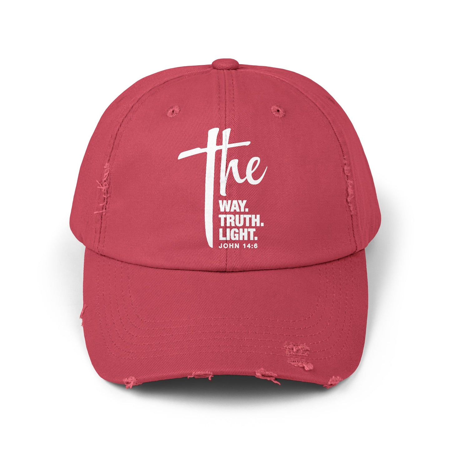The Way Unisex Distressed Dad Hat