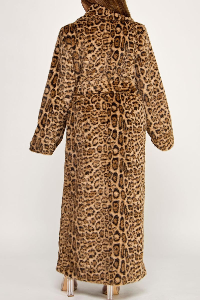 Runway Rebel Leopard Coat