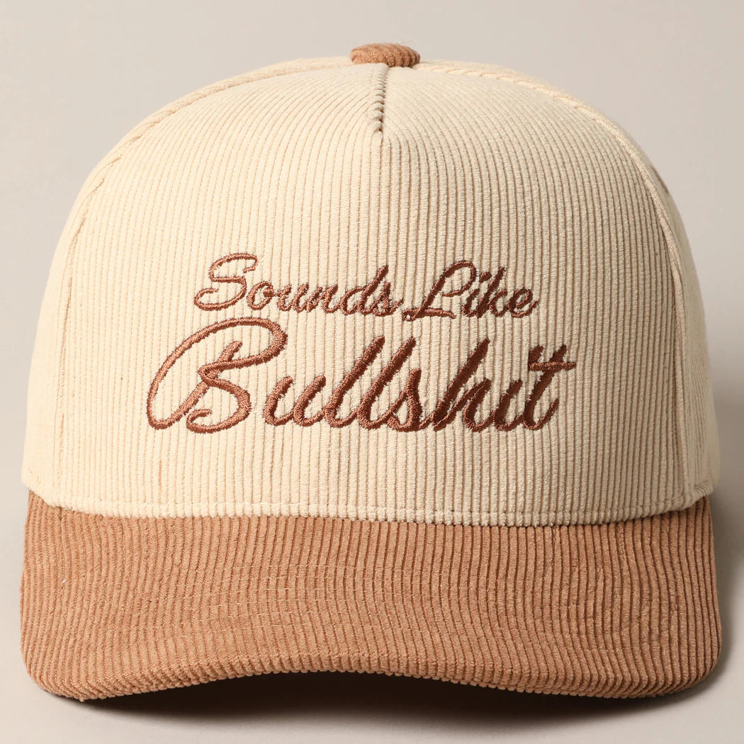 Sounds Like Corduroy Trucker Hat