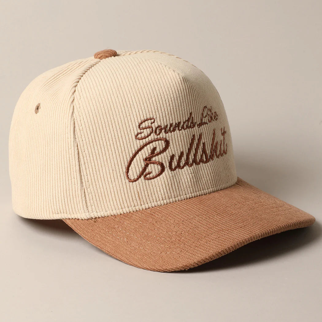 Sounds Like Corduroy Trucker Hat