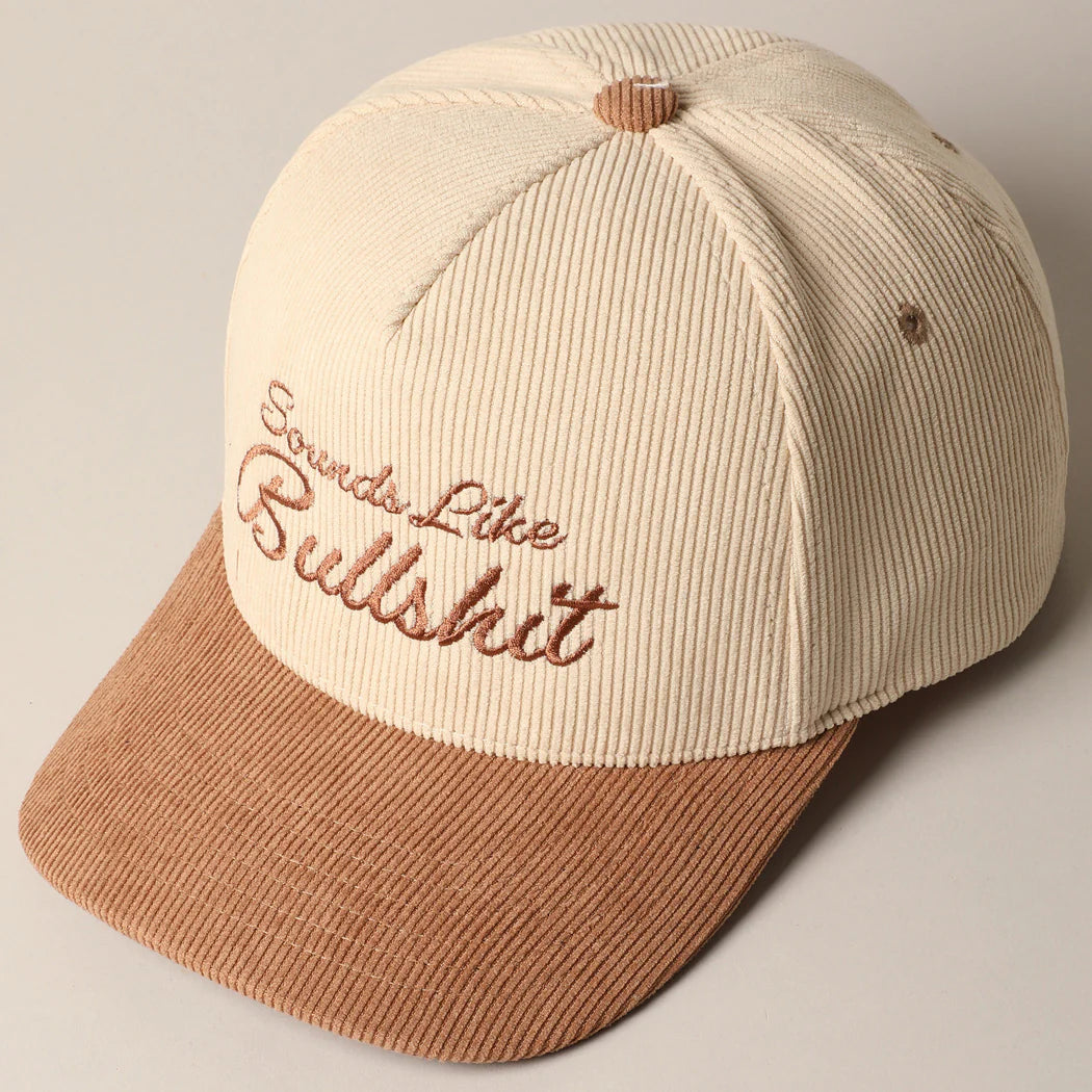 Sounds Like Corduroy Trucker Hat