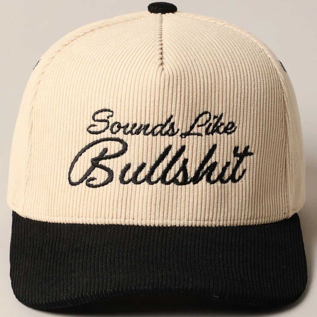 Sounds Like Corduroy Trucker Hat
