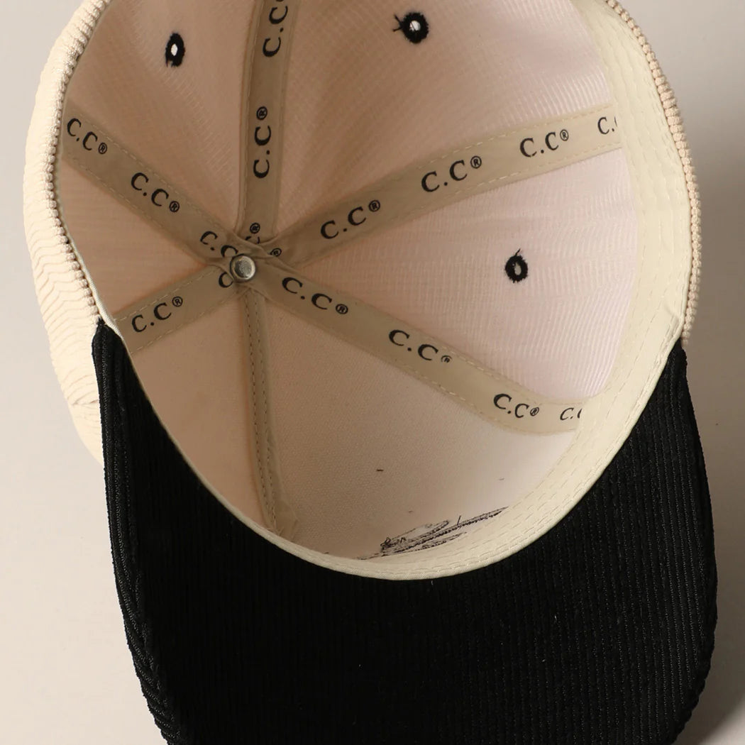 Sounds Like Corduroy Trucker Hat
