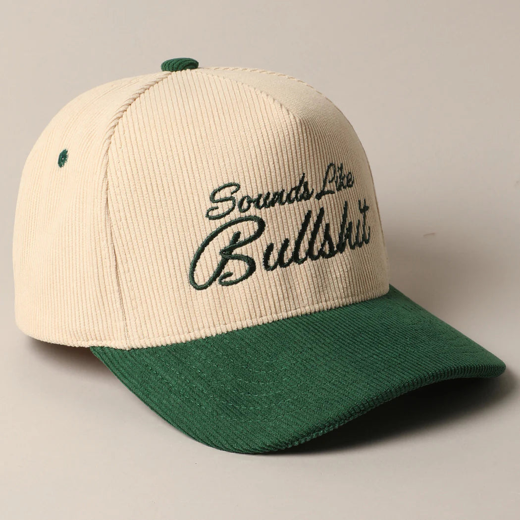 Sounds Like Corduroy Trucker Hat