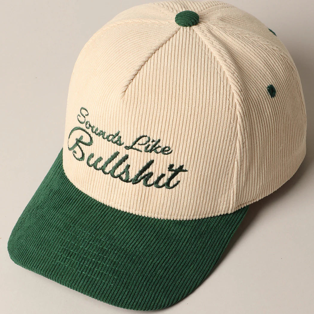 Sounds Like Corduroy Trucker Hat