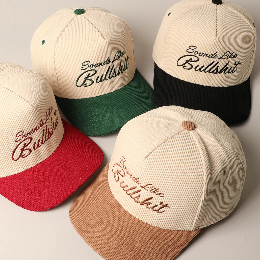 Sounds Like Corduroy Trucker Hat