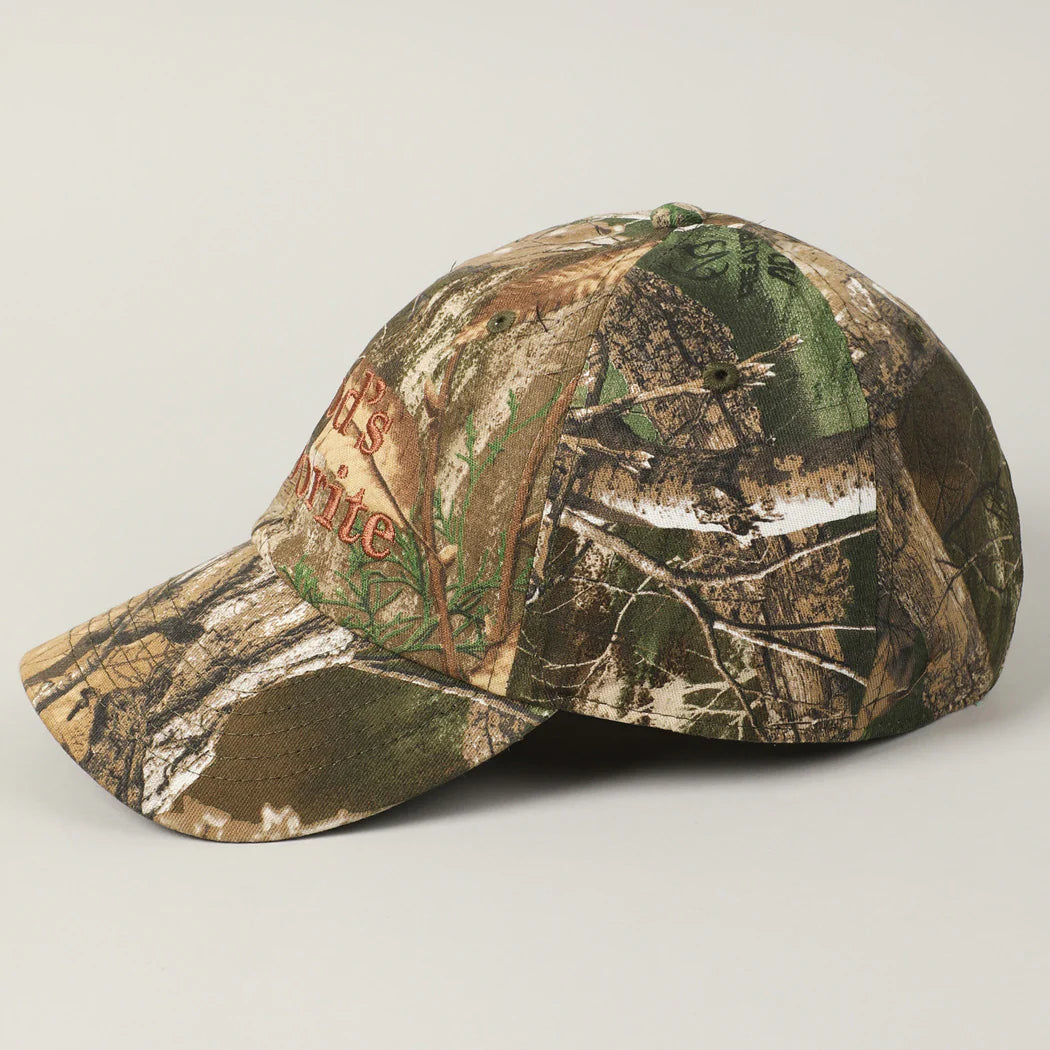 God's Favorite Camouflage Baseball Hat