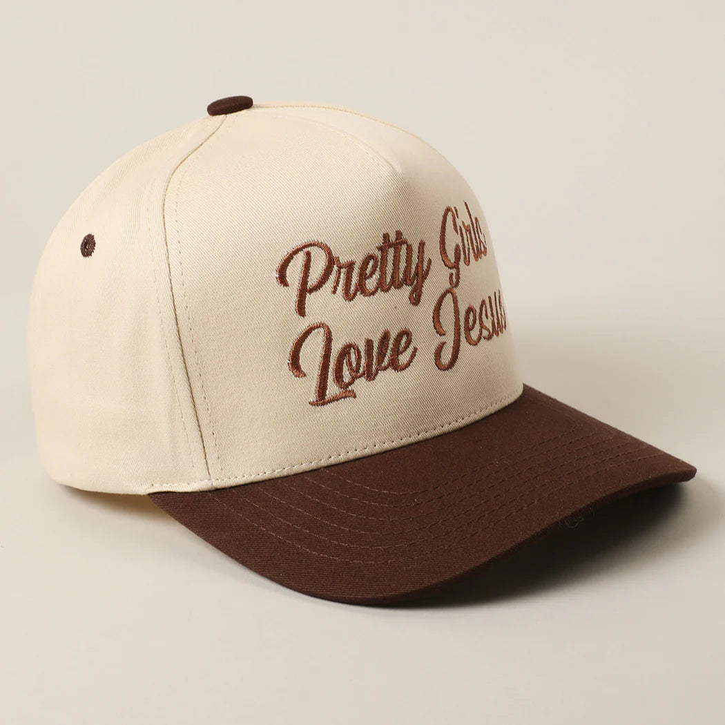 Pretty Girls Love Jesus Trucker Hat