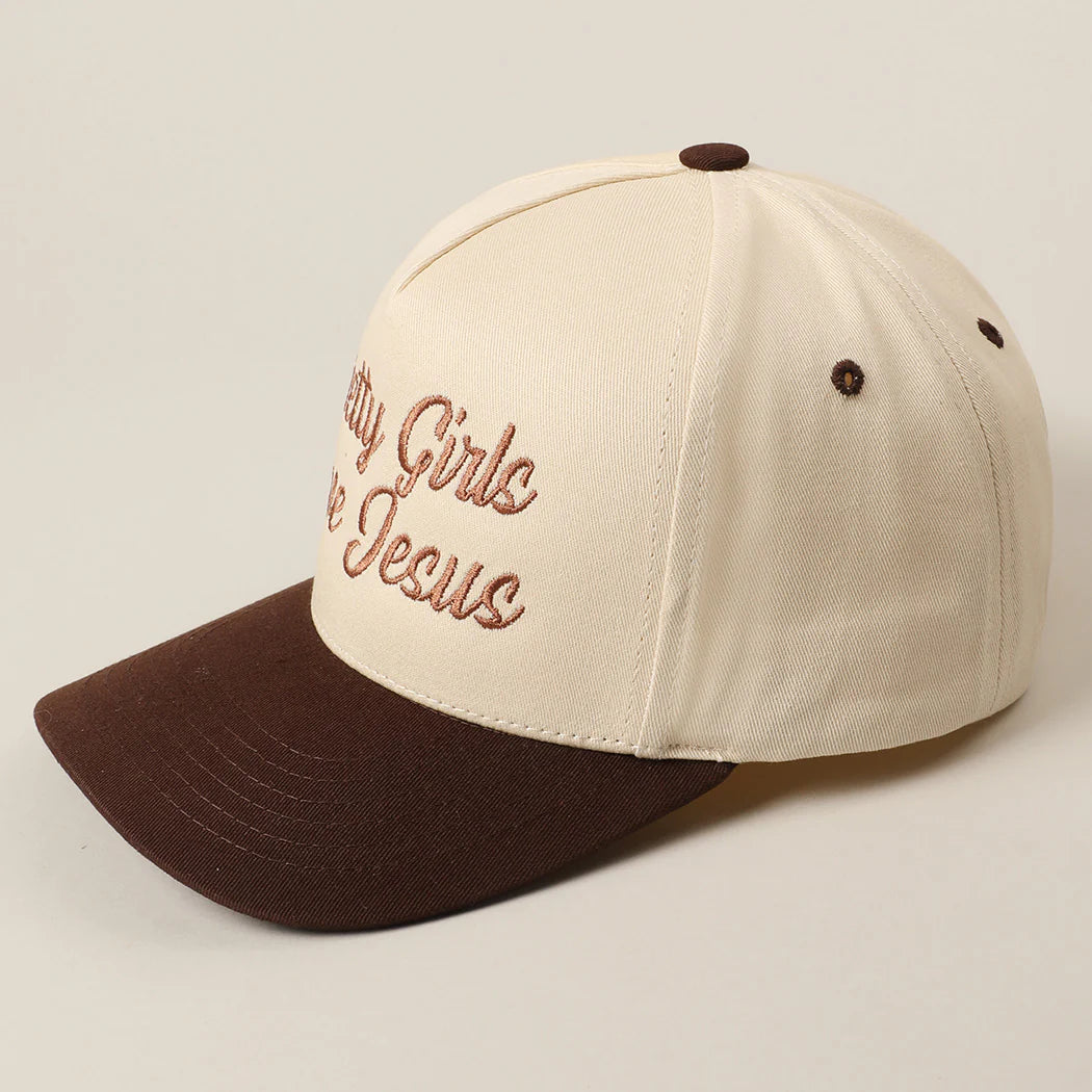 Pretty Girls Love Jesus Trucker Hat