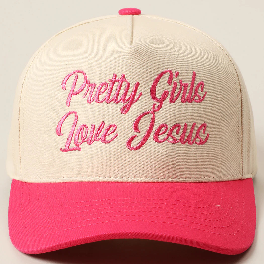 Pretty Girls Love Jesus Trucker Hat