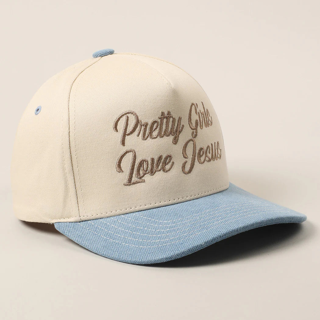 Pretty Girls Love Jesus Trucker Hat