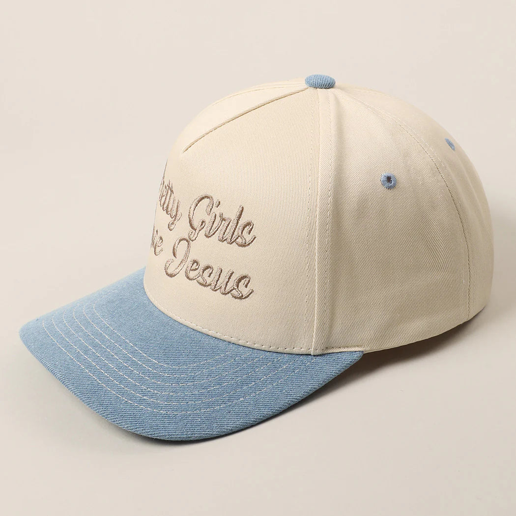 Pretty Girls Love Jesus Trucker Hat