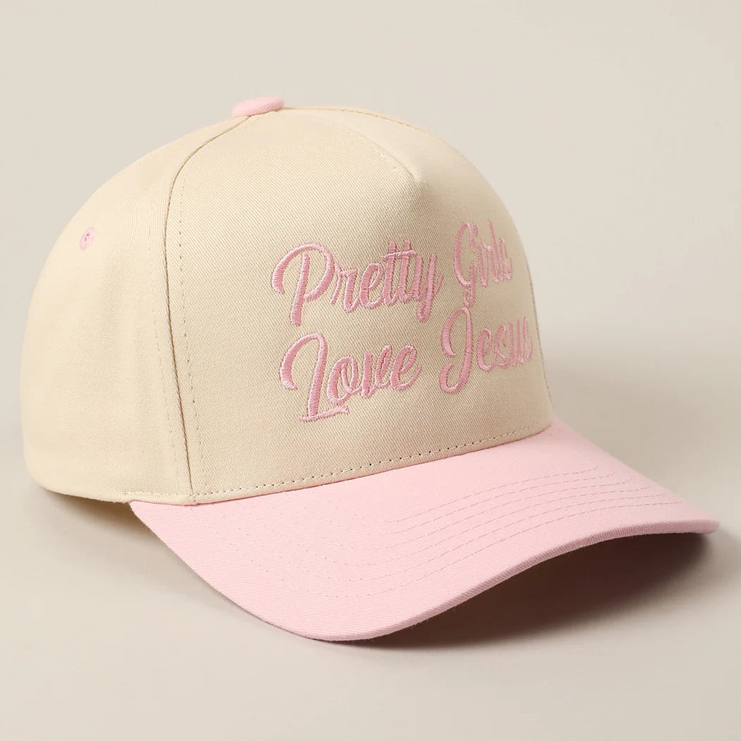 Pretty Girls Love Jesus Trucker Hat