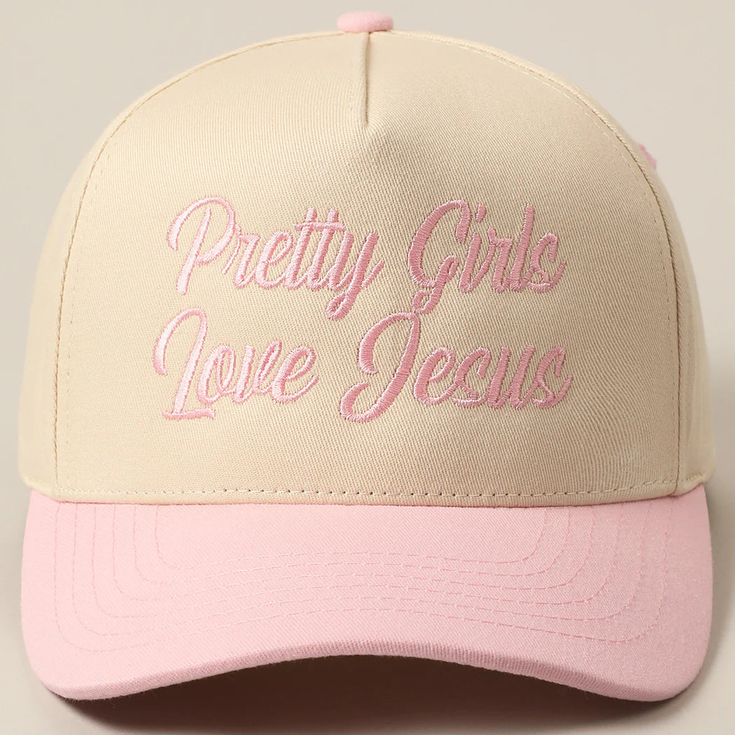 Pretty Girls Love Jesus Trucker Hat