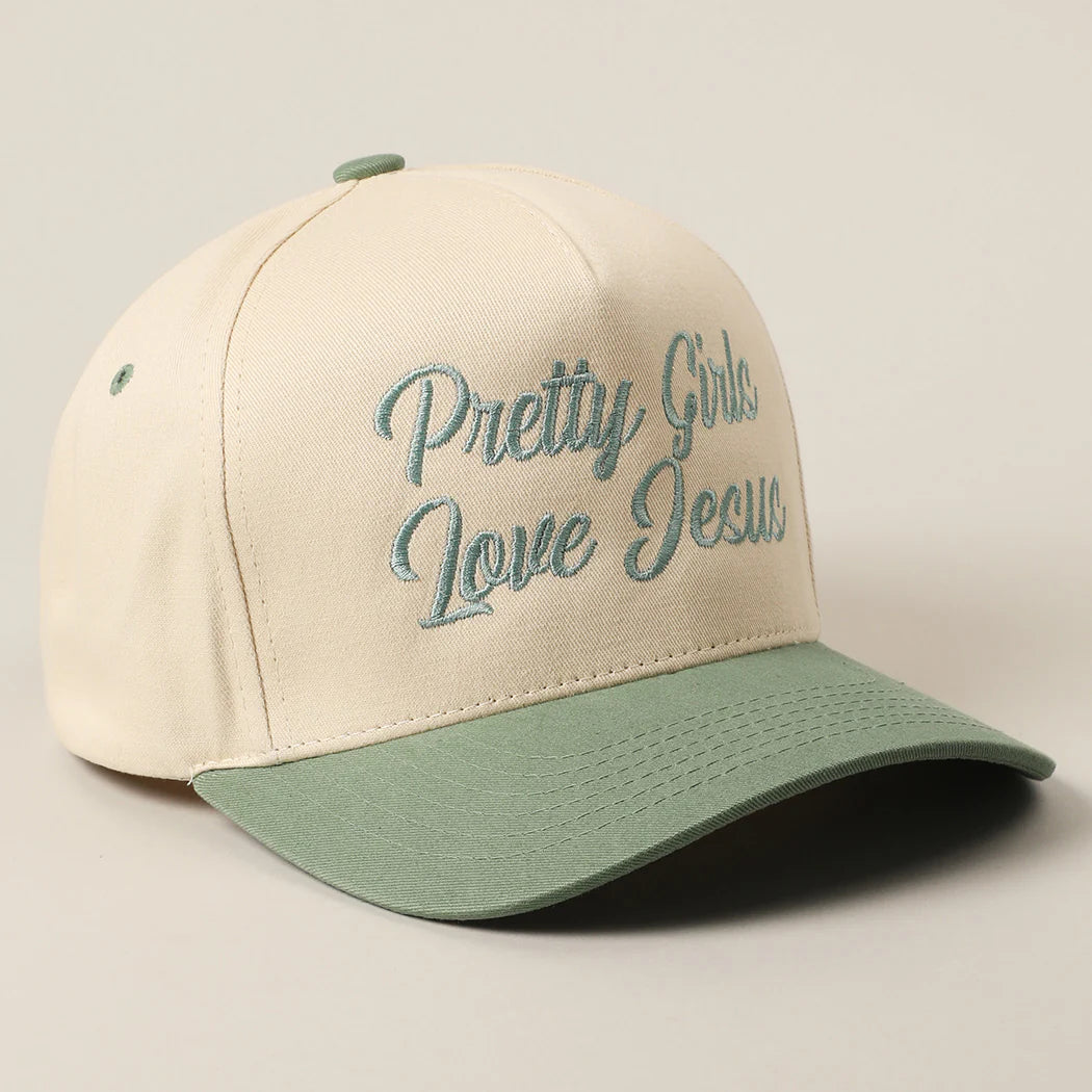 Pretty Girls Love Jesus Trucker Hat