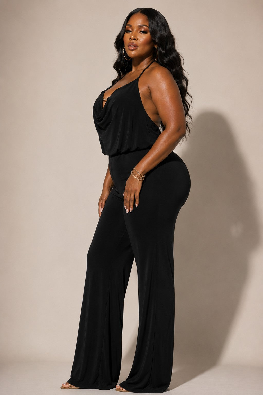 Open Back Jumpsuit
