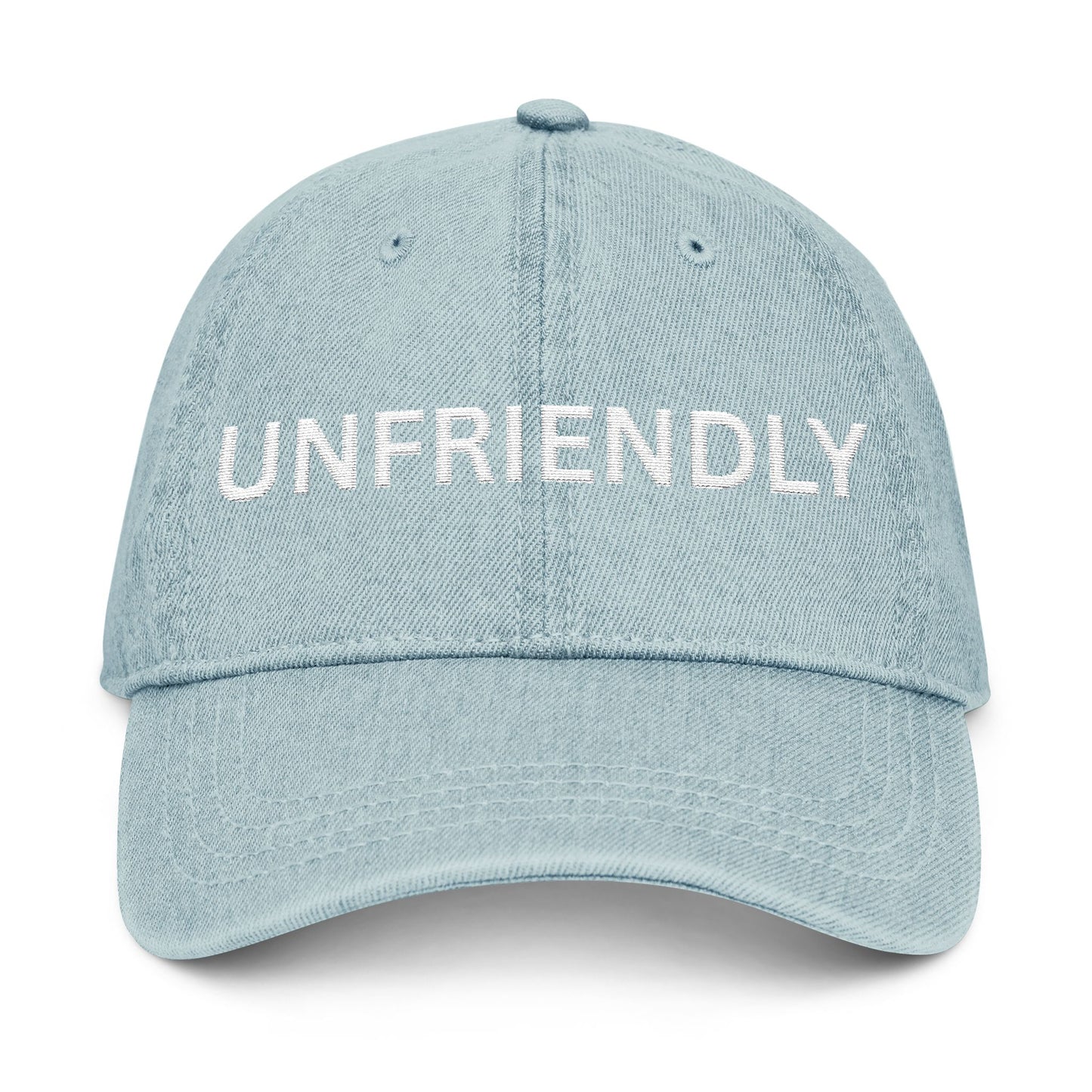 Unfriendly Unisex Denim Hat