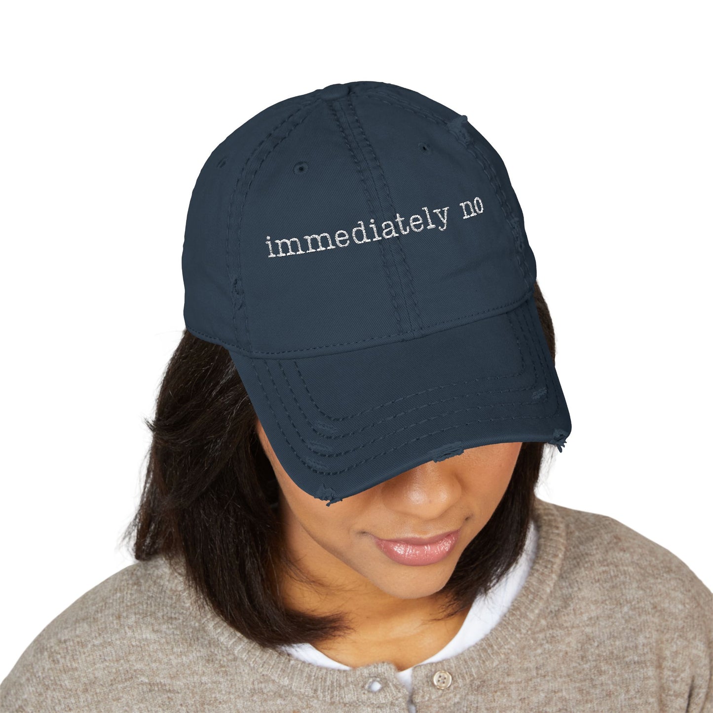 Immediately No. Dad Cap
