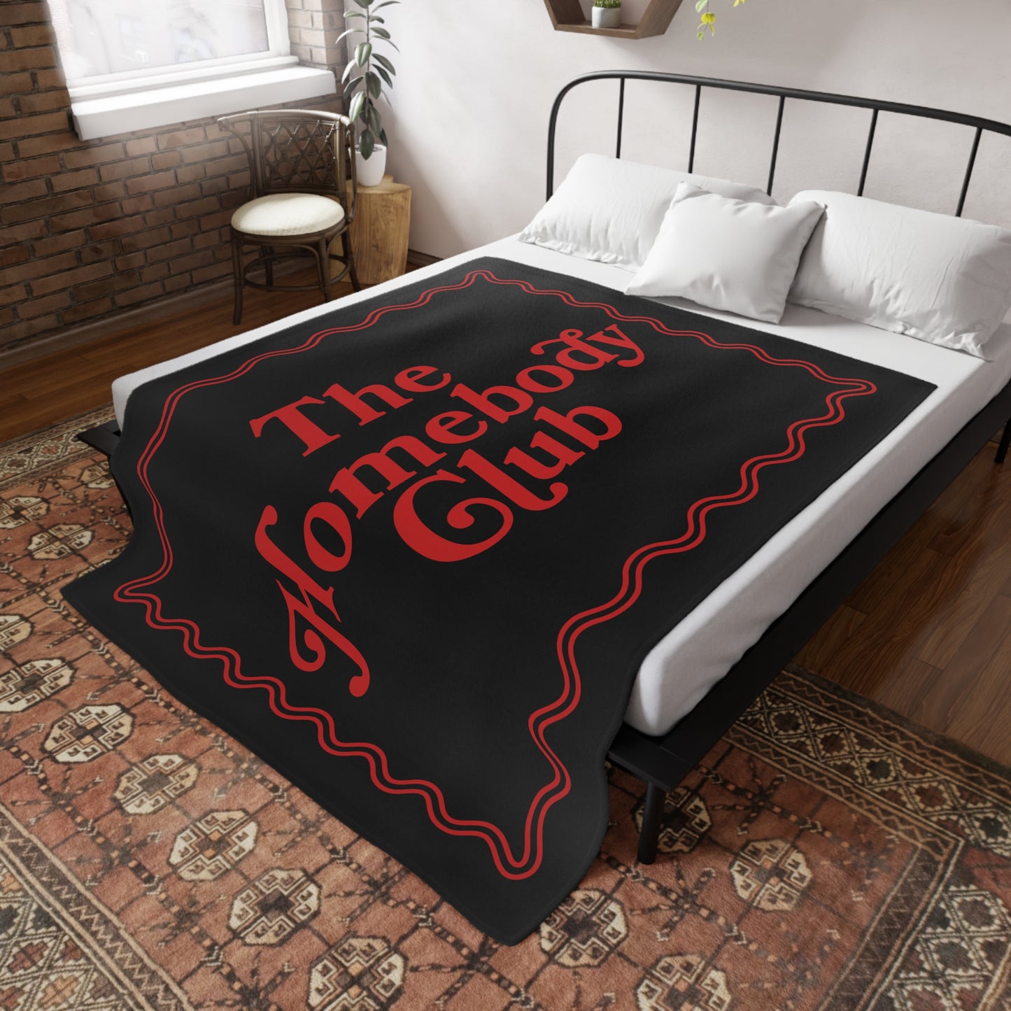 The Homebody Club Plush Fleece Blanket