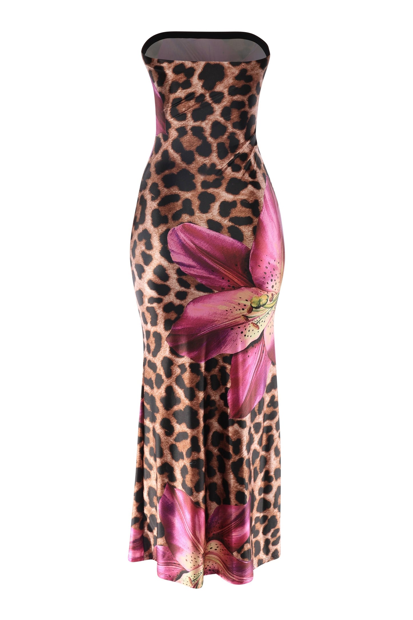 Wild Harmony Strapless Maxi Dress