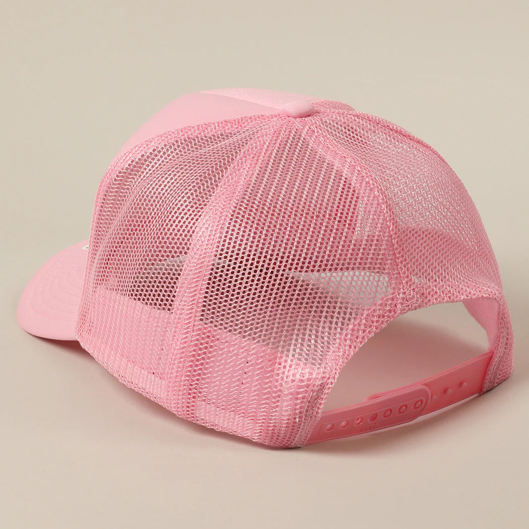 Jesus Saves, I Spend Mesh Trucker Hat