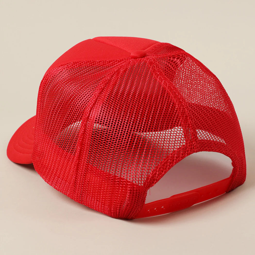 Jesus Saves, I Spend Mesh Trucker Hat