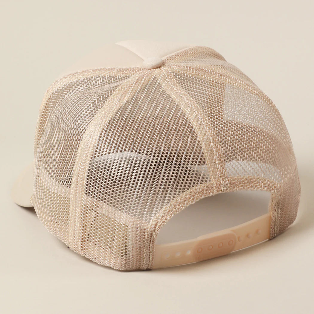 Jesus Saves, I Spend Mesh Trucker Hat