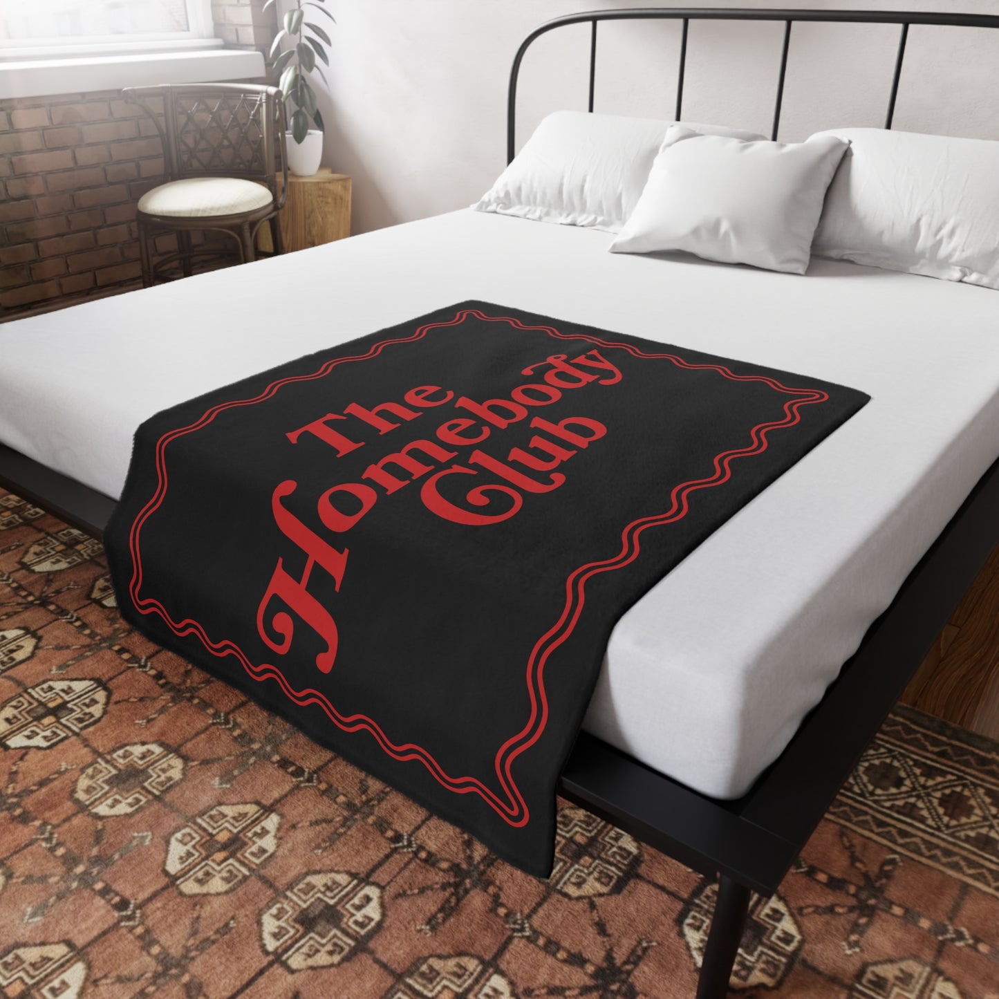 The Homebody Club Plush Fleece Blanket