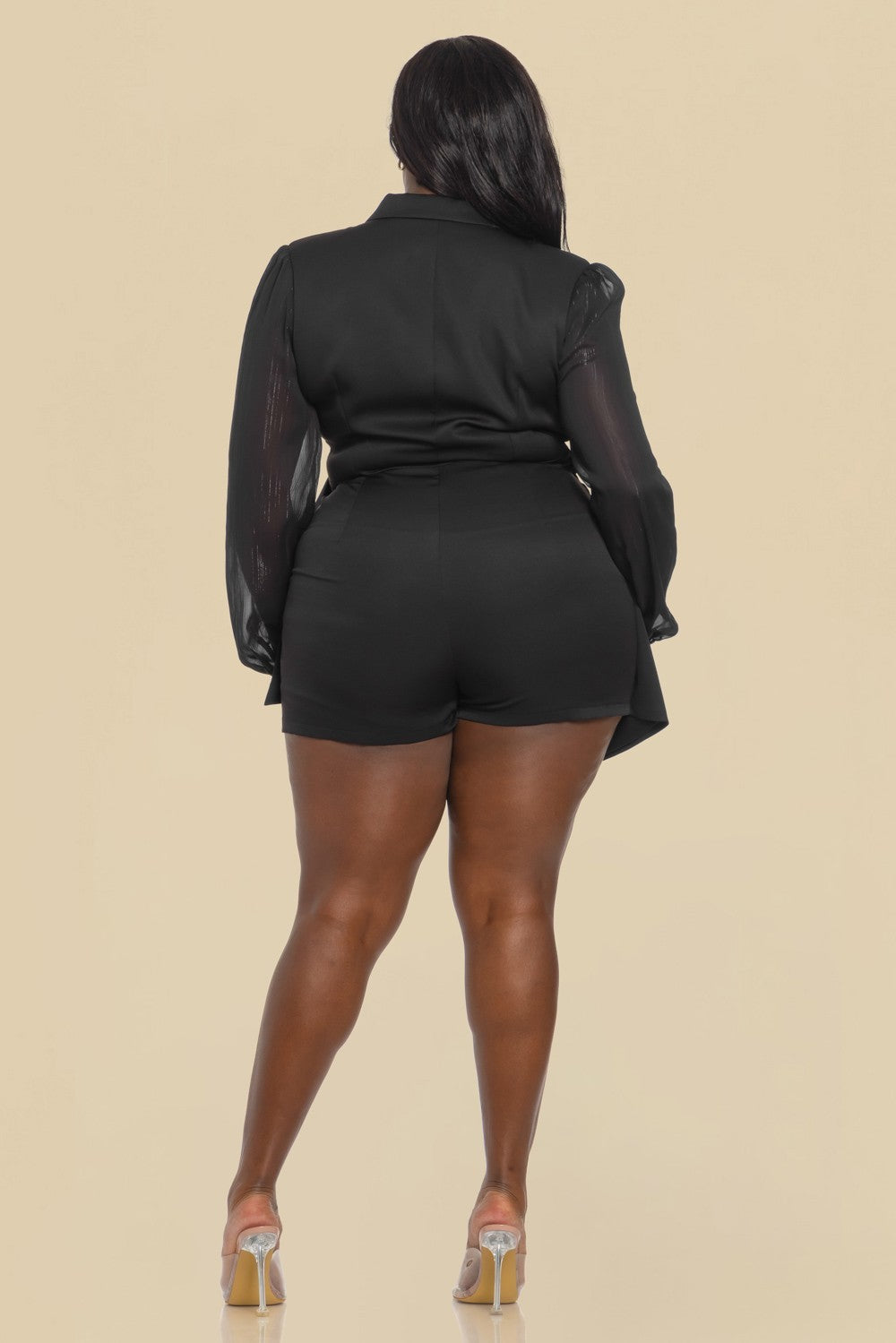 Front Wrap Suit Romper