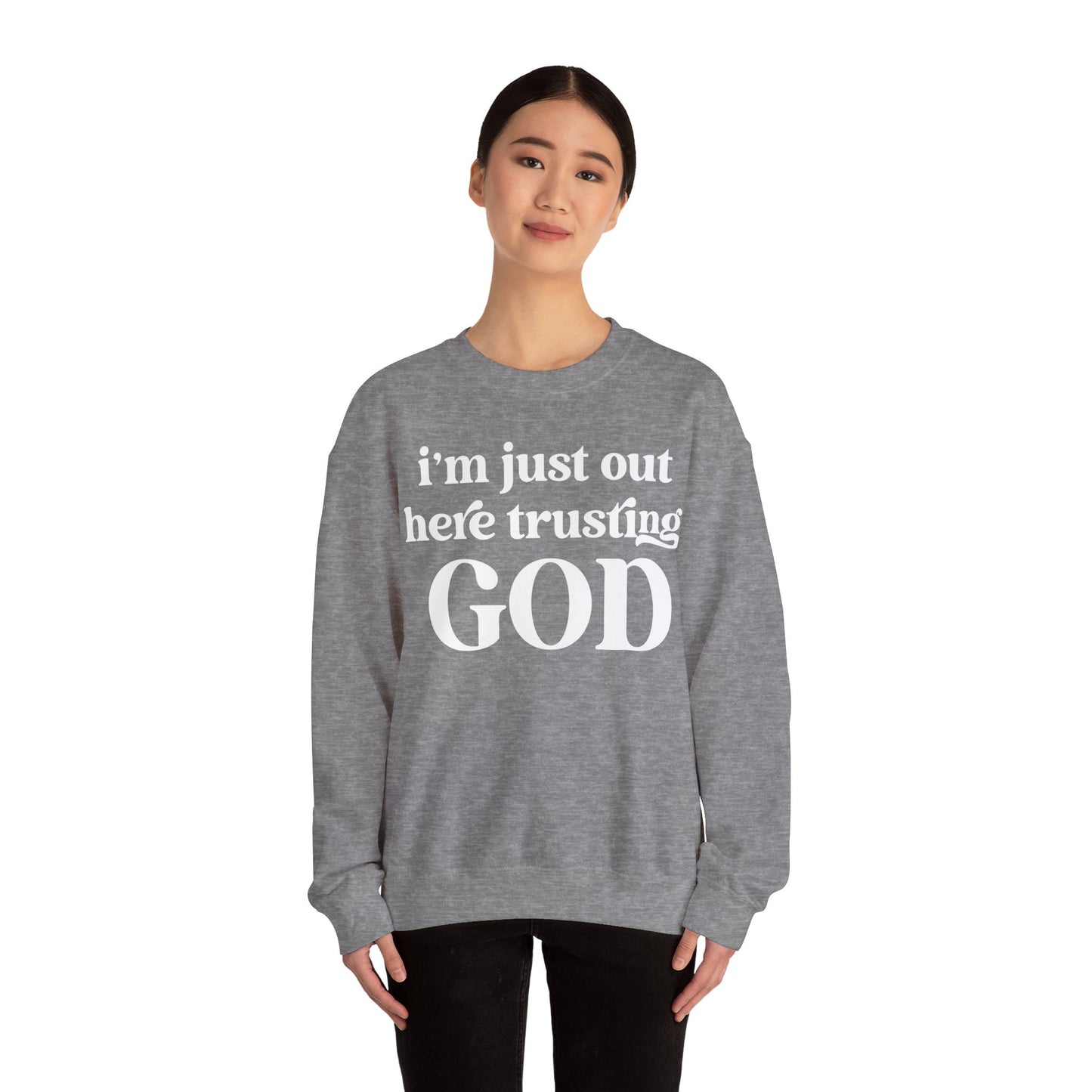 Trusting God Crewneck