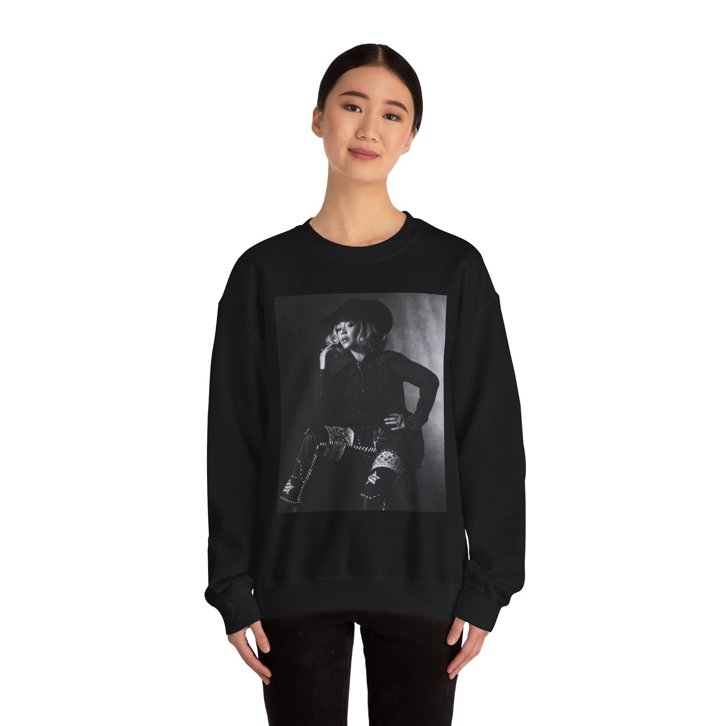 B & W CC Unisex Crewneck
