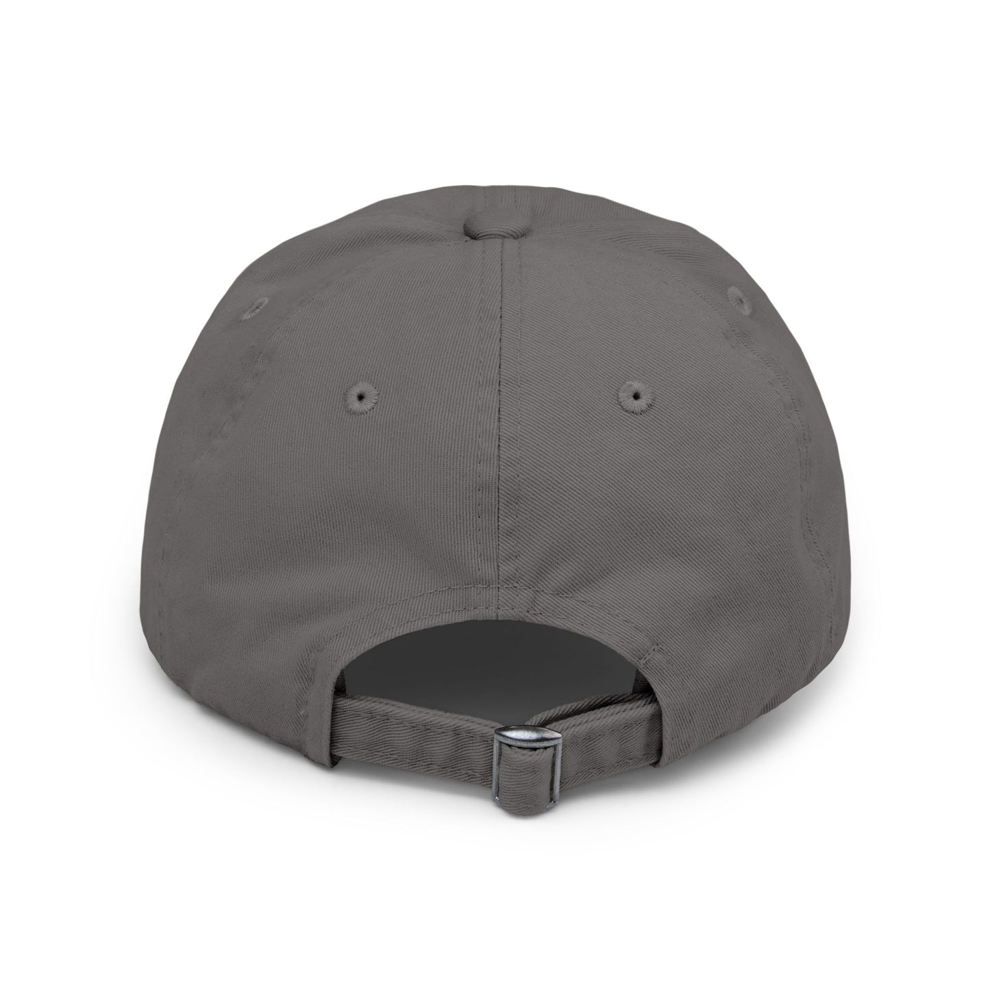 Trust God and Chill" Distressed Dad Hat