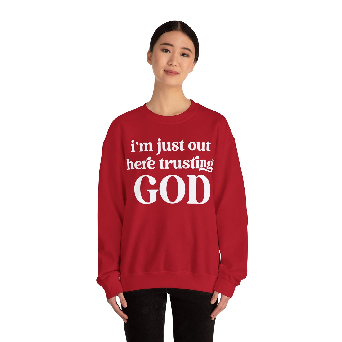Trusting God Crewneck