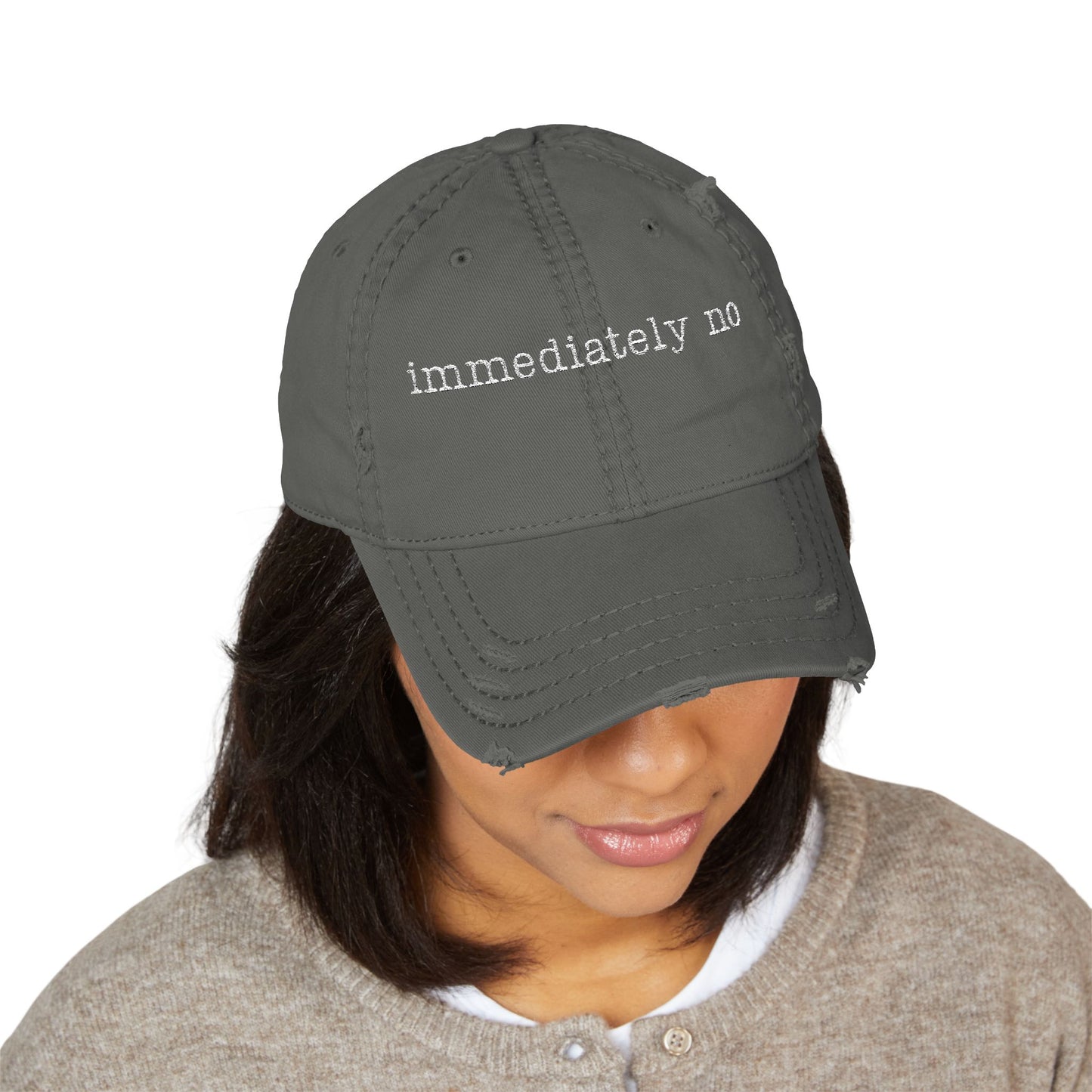 Immediately No. Dad Cap