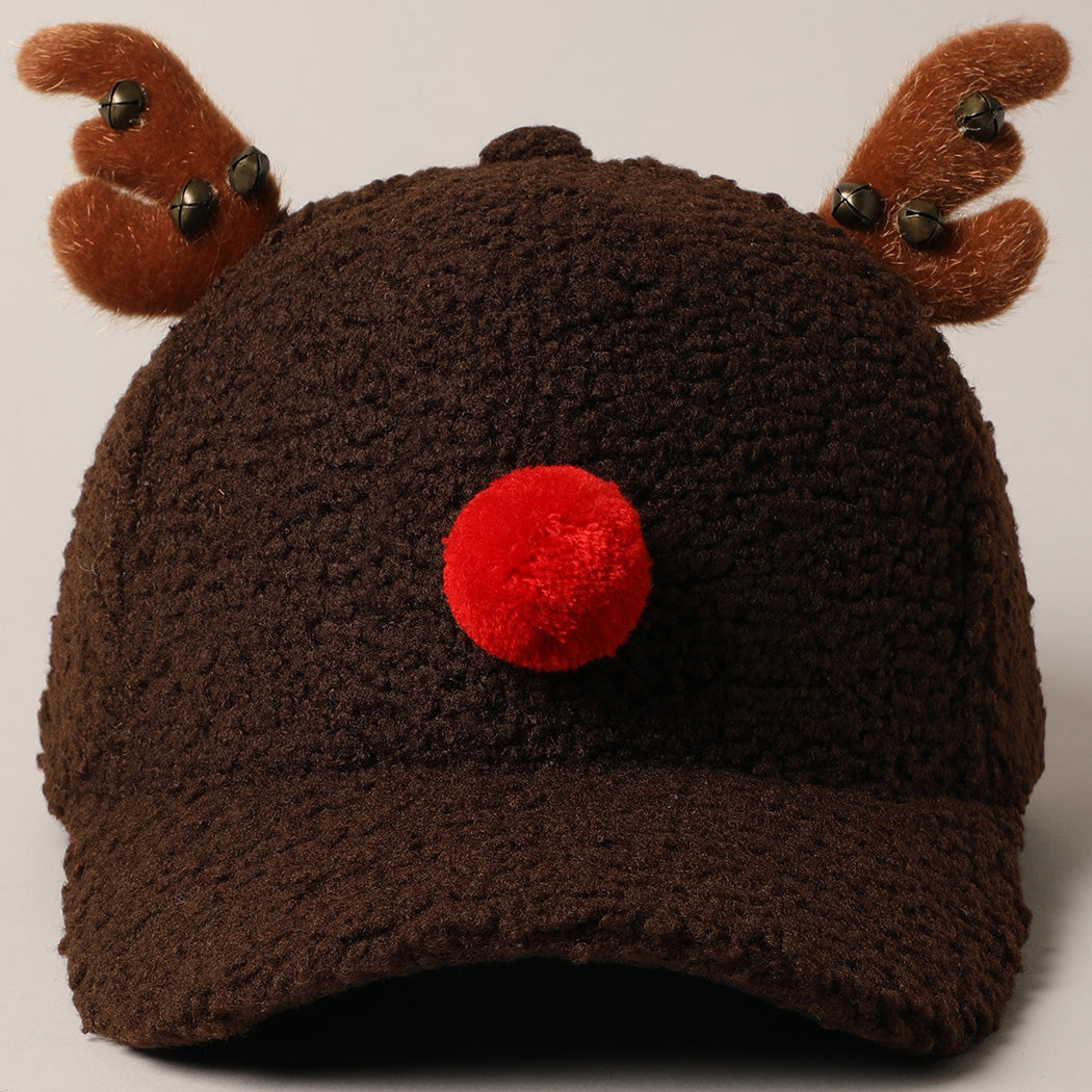 Rudolph Reindeer Baseball Hat