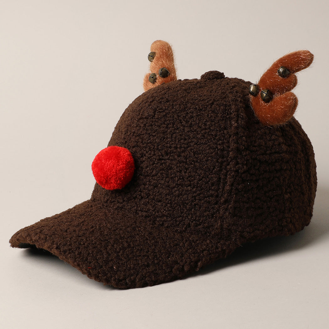 Rudolph Reindeer Baseball Hat