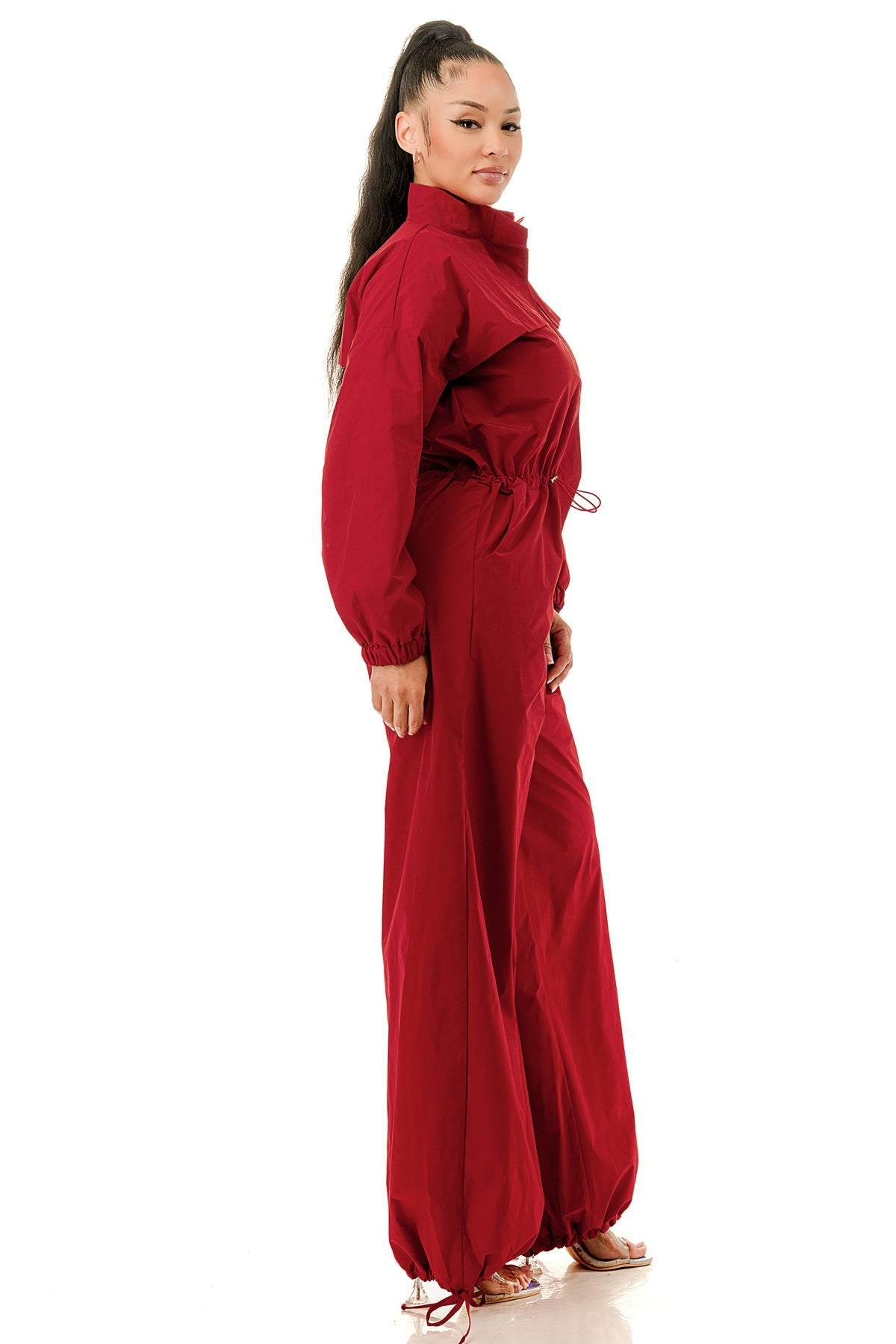 Flight Mode Wide-Leg Cargo Suit