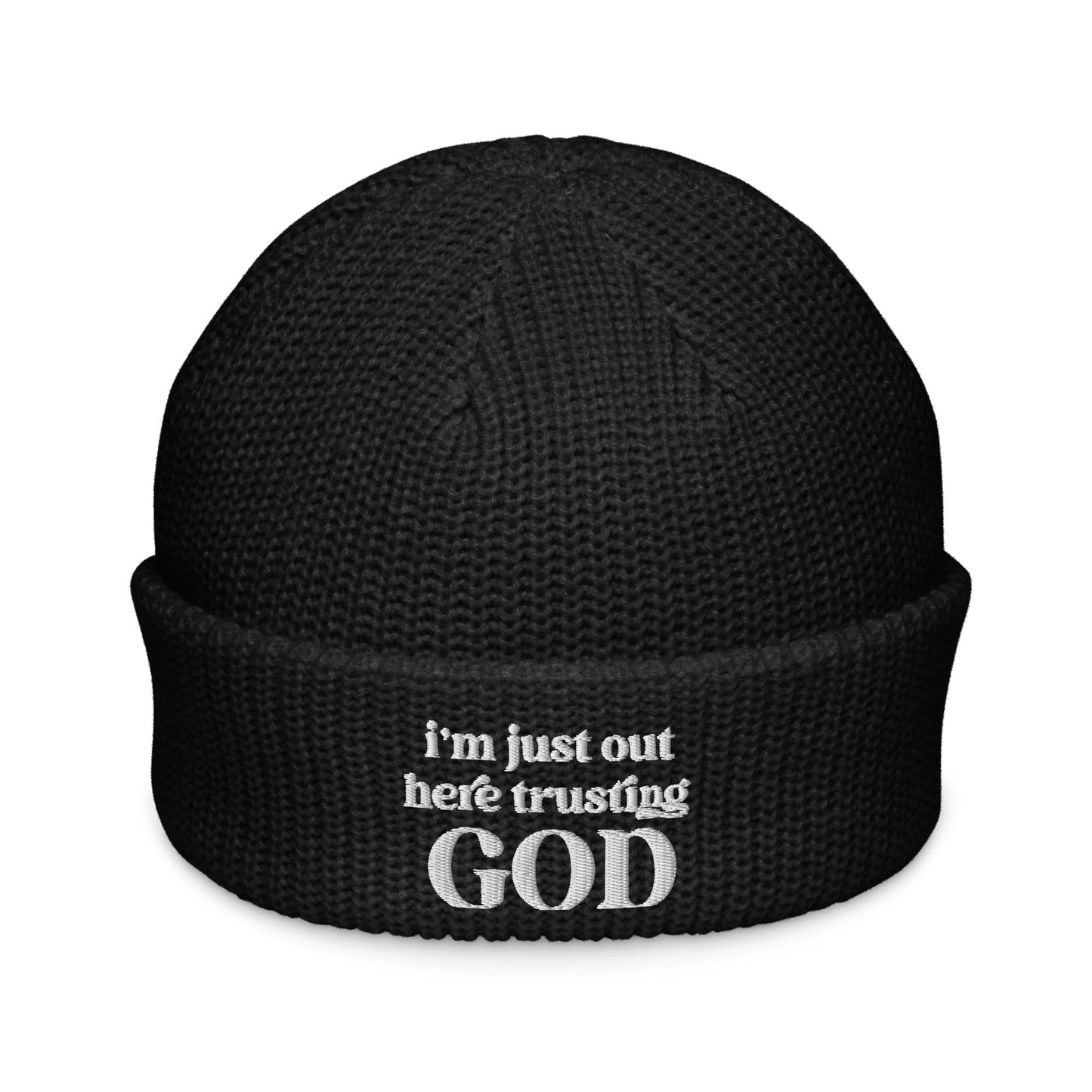 Trusting God Fisherman's Beanie