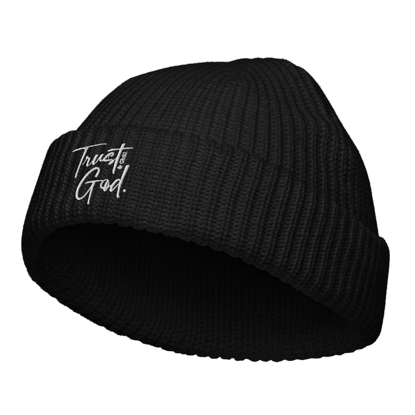 Trust God and Chill Fisherman's Beanie