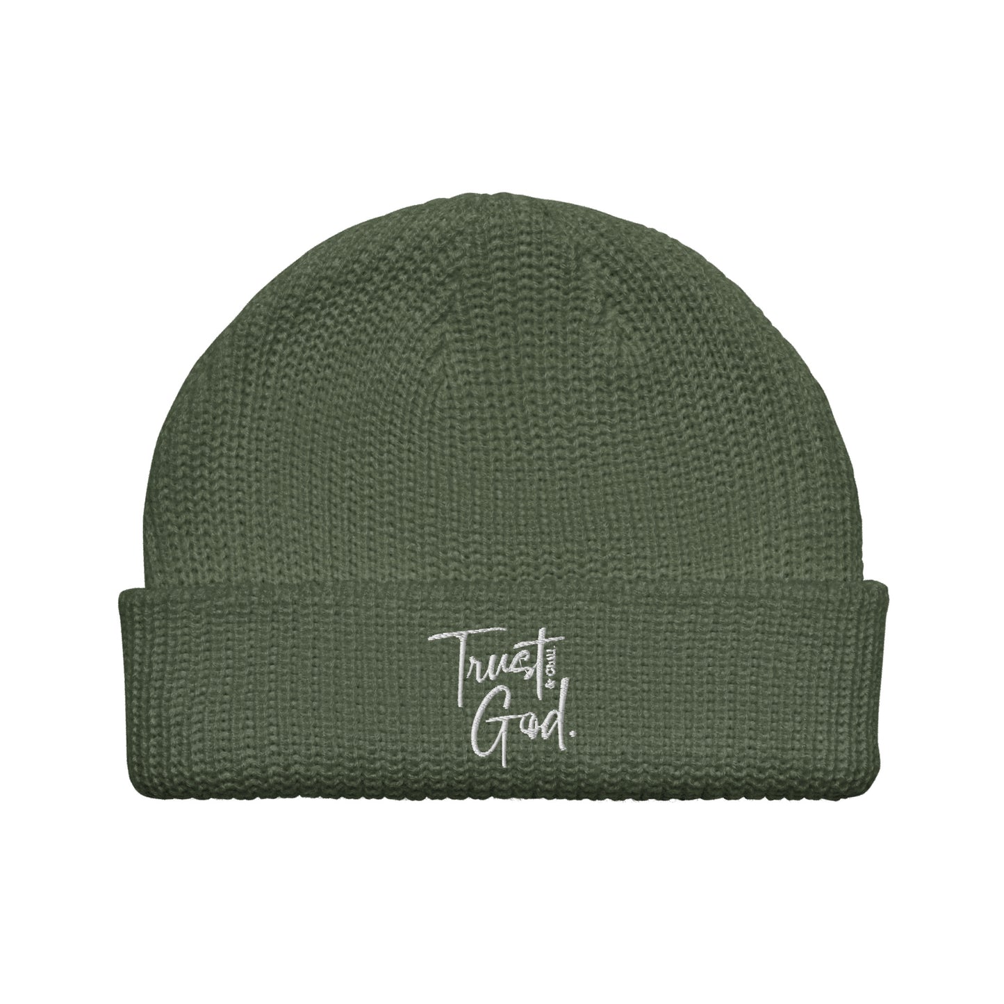 Trust God and Chill Fisherman's Beanie