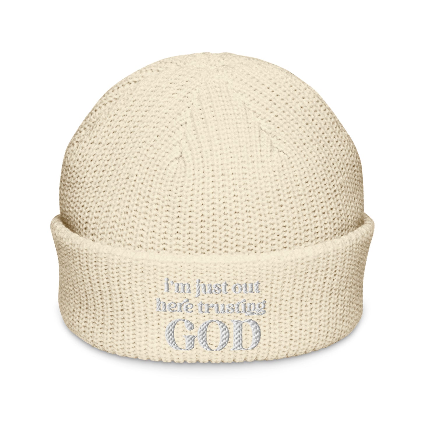 Trusting God Fisherman's Beanie