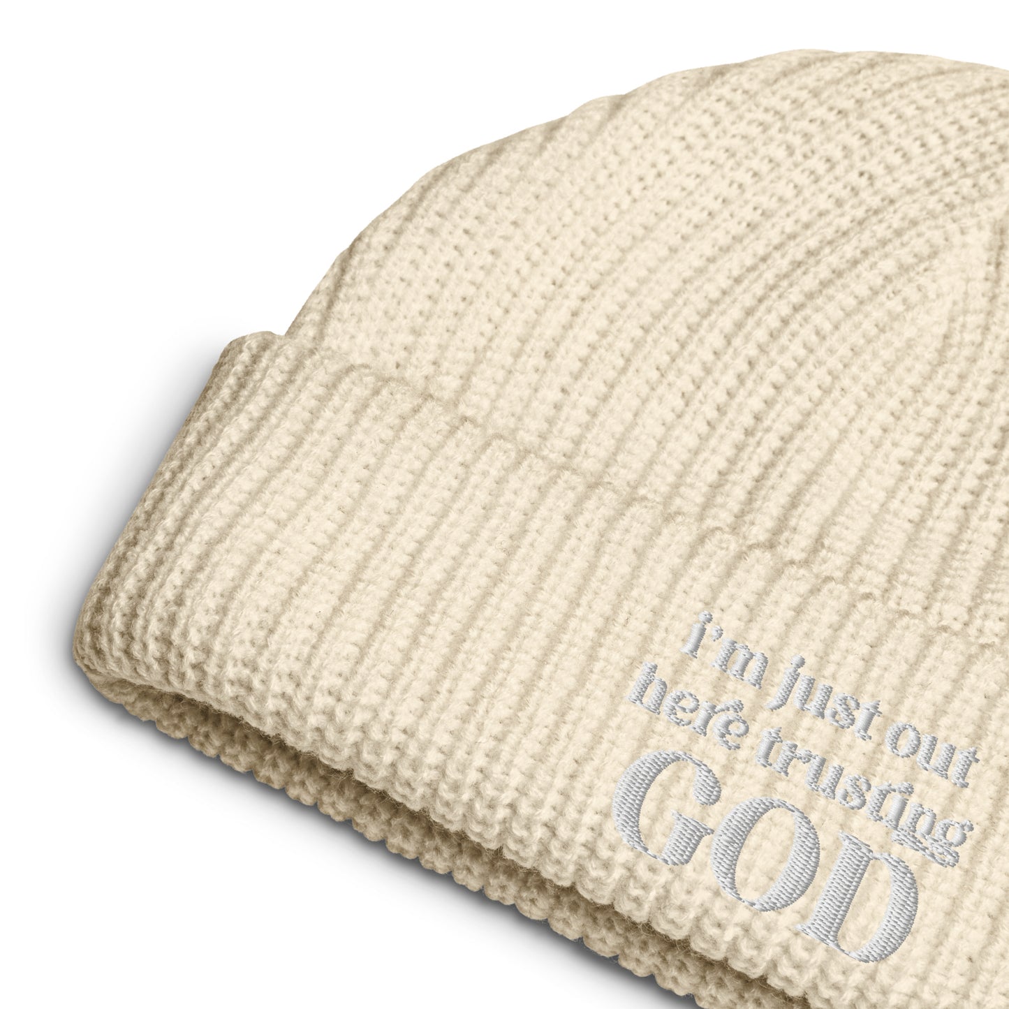 Trusting God Fisherman's Beanie