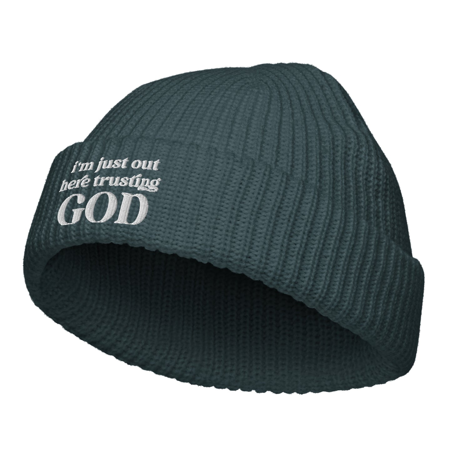 Trusting God Fisherman's Beanie