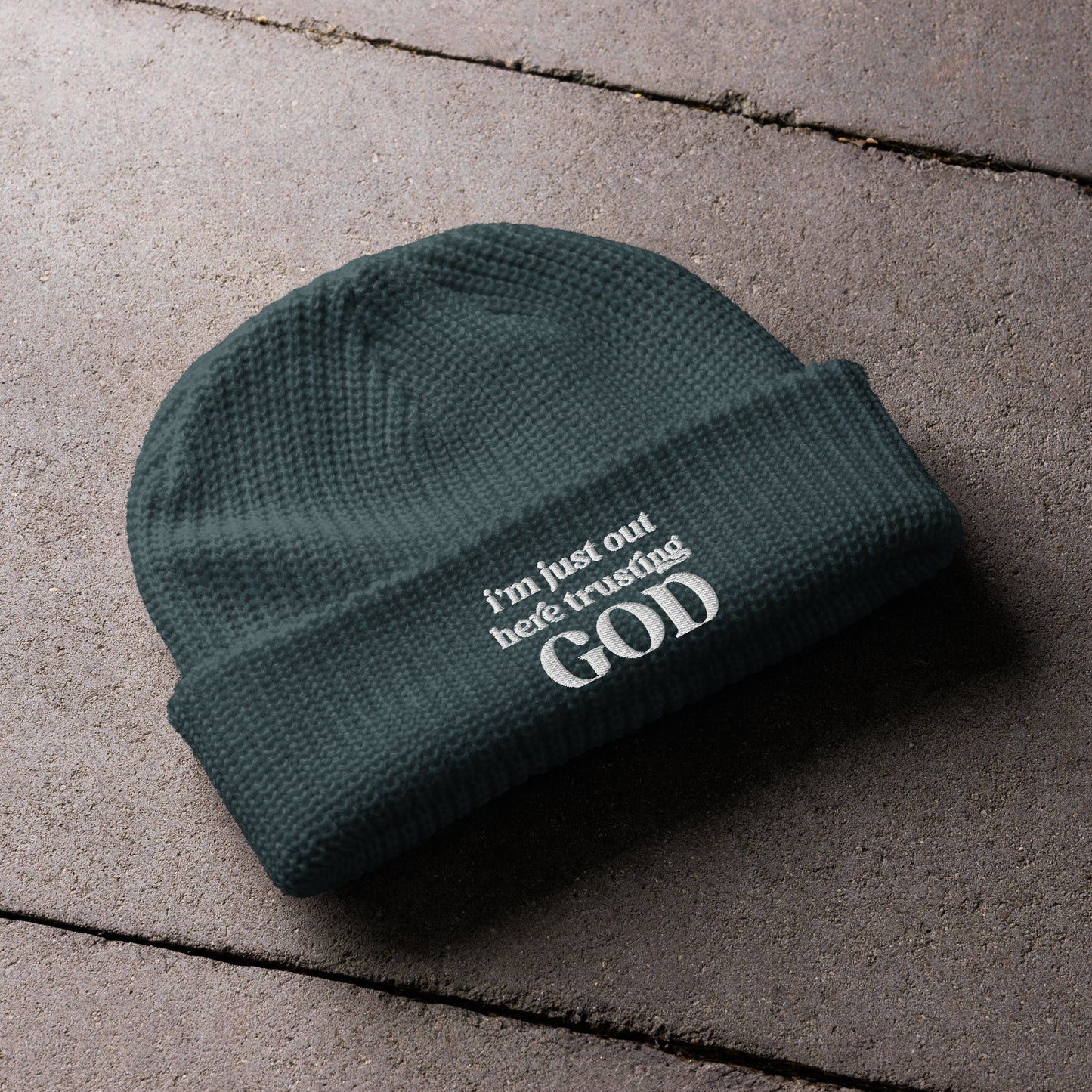 Trusting God Fisherman's Beanie