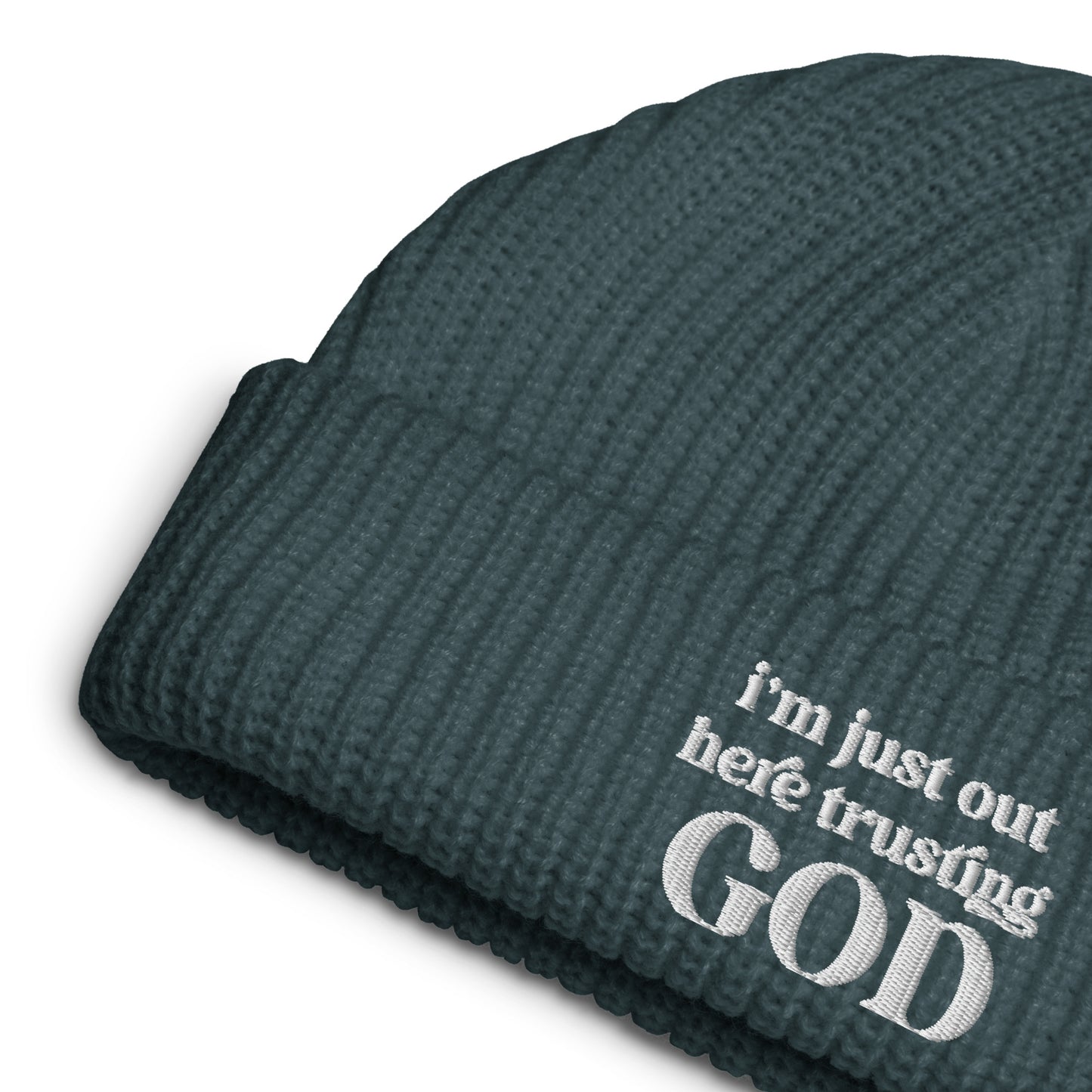 Trusting God Fisherman's Beanie