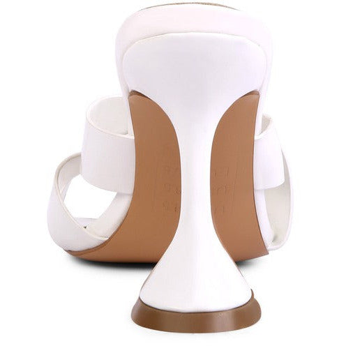 SNATCHED TOE RING HEELED SANDALS